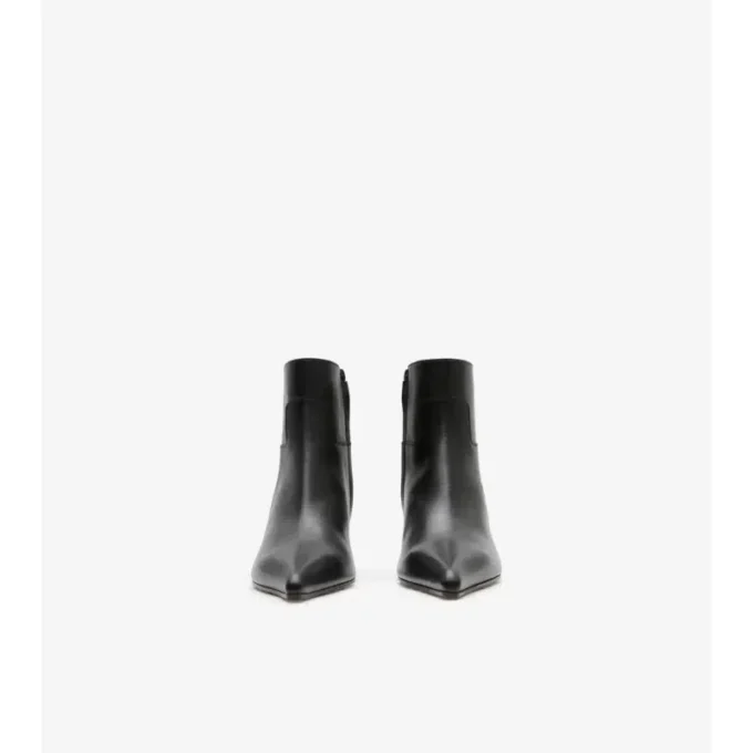 Leather Cameo Ankle Boots 
