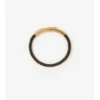Leather Check Bracelet