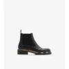 Leather Gravel Chelsea Boots 