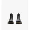 Leather Gravel Chelsea Boots 