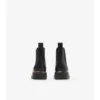 Leather Gravel Chelsea Boots 