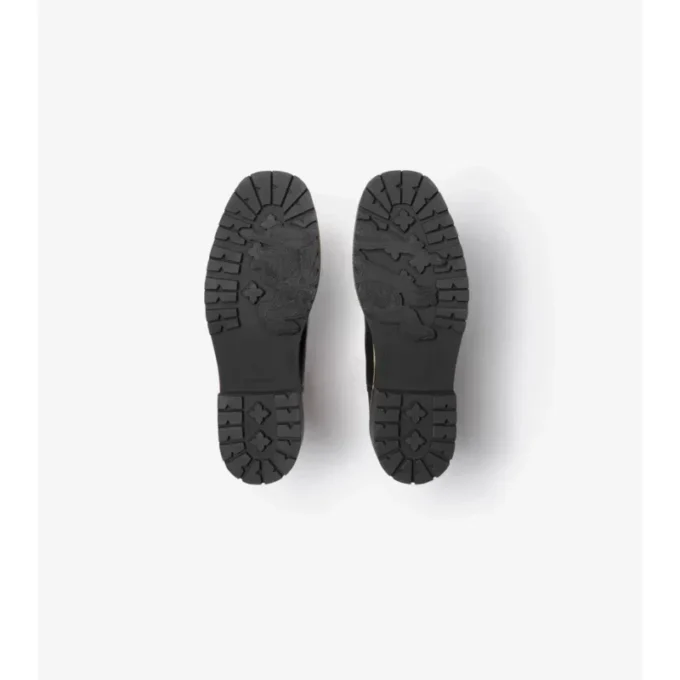 Leather Gravel Chelsea Boots 