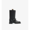 Leather Soft Saddle Low Boots 