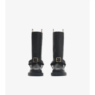 Leather Soft Saddle Low Boots 