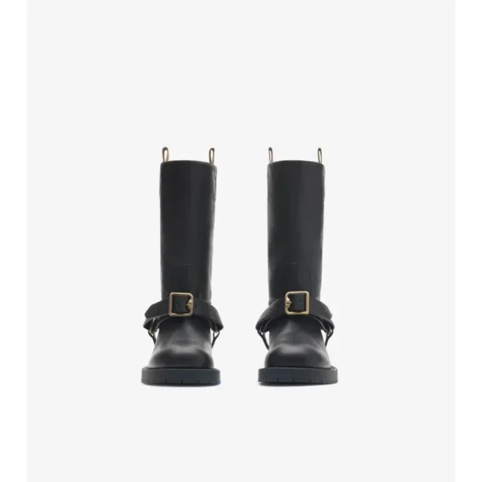 Leather Soft Saddle Low Boots 