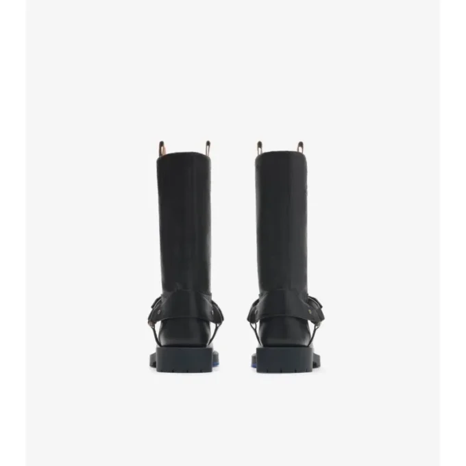 Leather Soft Saddle Low Boots 