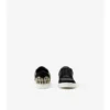 Leather, Suede and Check Sneakers