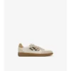 Leather, Suede and Check Terrace Sneakers 