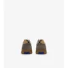 Leather, Suede and Check Terrace Sneakers 