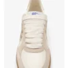 Leather, Suede and Check Terrace Sneakers