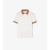 Logo Collar Cotton Polo Shirt