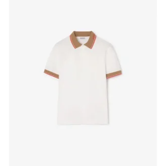 Logo Collar Cotton Polo Shirt