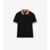 Logo Collar Cotton Polo Shirt