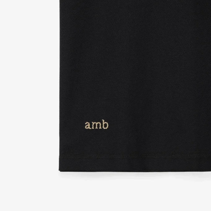Logo Collar Cotton Polo Shirt