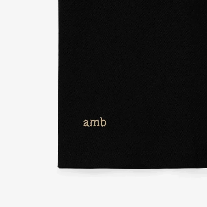 Logo Collar Cotton Polo Shirt