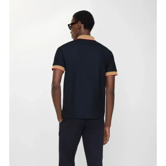 Logo Collar Cotton Polo Shirt