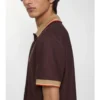 Logo Collar Cotton Polo Shirt