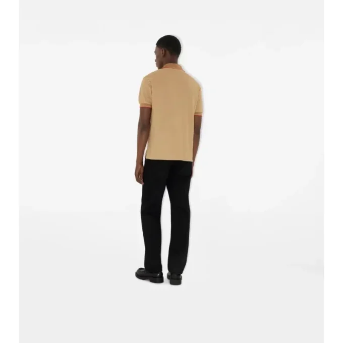Logo Collar Cotton Polo Shirt