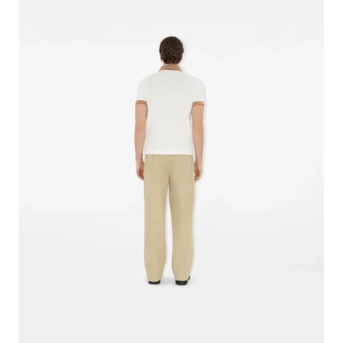 Logo Collar Cotton Polo Shirt