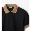 Logo Collar Cotton Polo Shirt