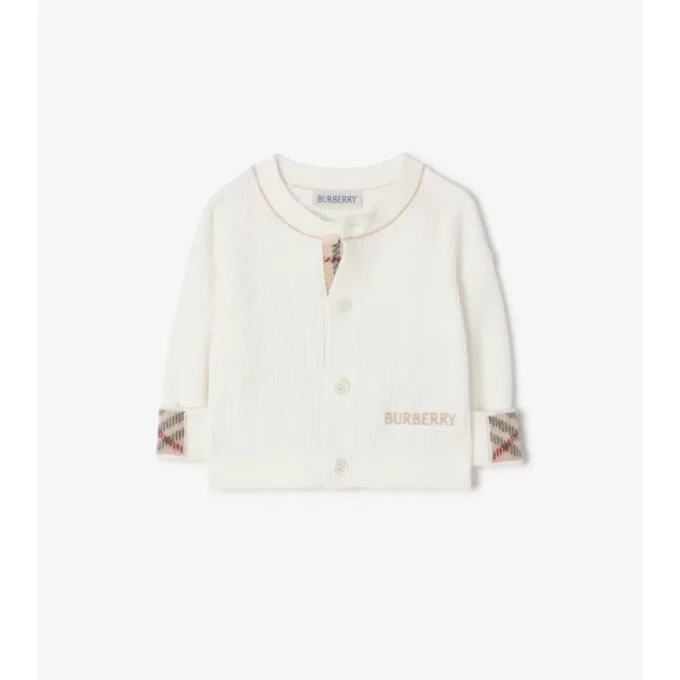 Logo Cotton Cardigan