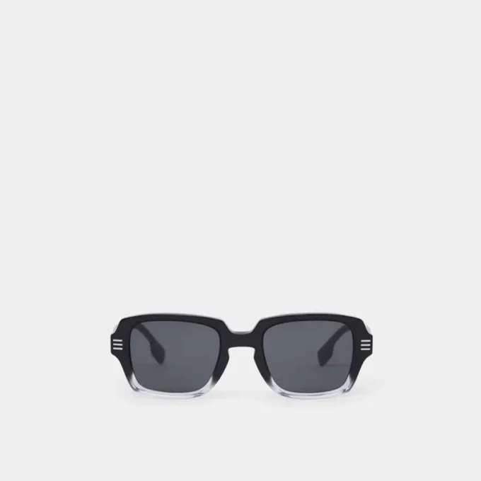 Logo Detail Rectangular Frame Sunglasses