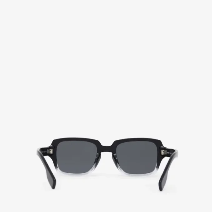 Logo Detail Rectangular Frame Sunglasses