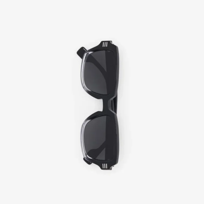 Logo Detail Rectangular Frame Sunglasses