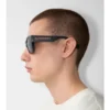Logo Detail Square Frame Sunglasses
