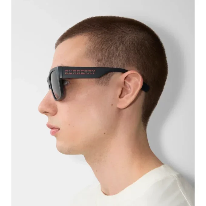 Logo Detail Square Frame Sunglasses