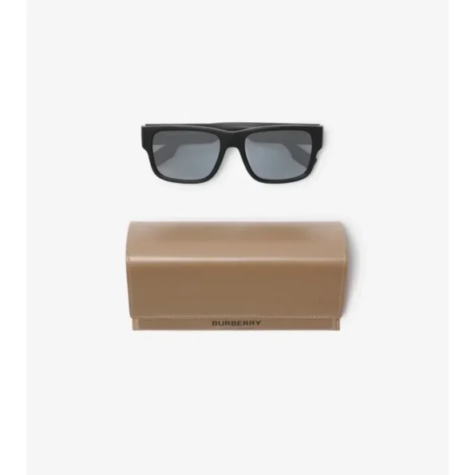 Logo Detail Square Frame Sunglasses