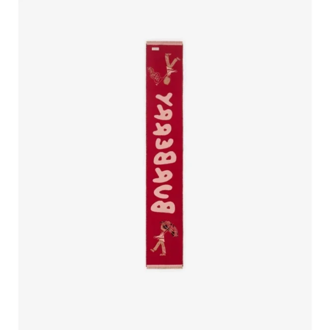 Logo London Guard Wool Scarf