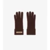 Logo Patch Wool Blend Gloves