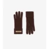 Logo Patch Wool Blend Gloves
