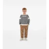 Logo Striped Wool Sweater