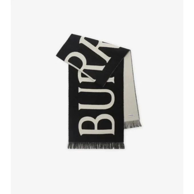 Logo Wool Scarf