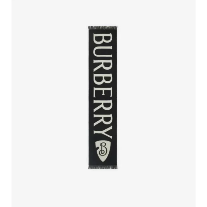 Logo Wool Scarf