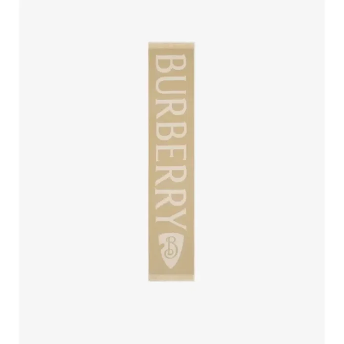 Logo Wool Scarf