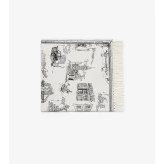 London Landmarks Cashmere Wool Blanket