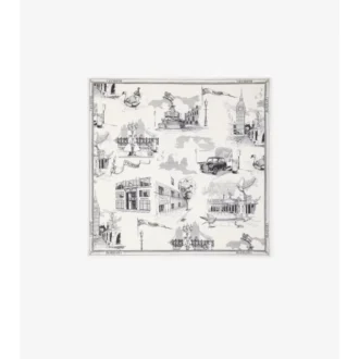 London Landmarks Silk Scarf