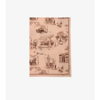 London Landmarks Wool Silk Scarf