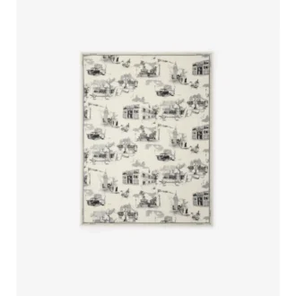 London Landmarks Wool Silk Scarf