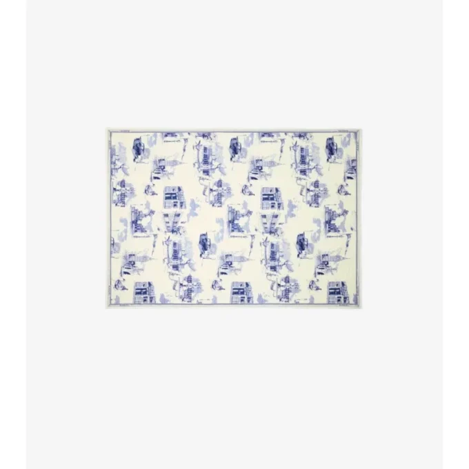 London Landmarks Wool Silk Scarf