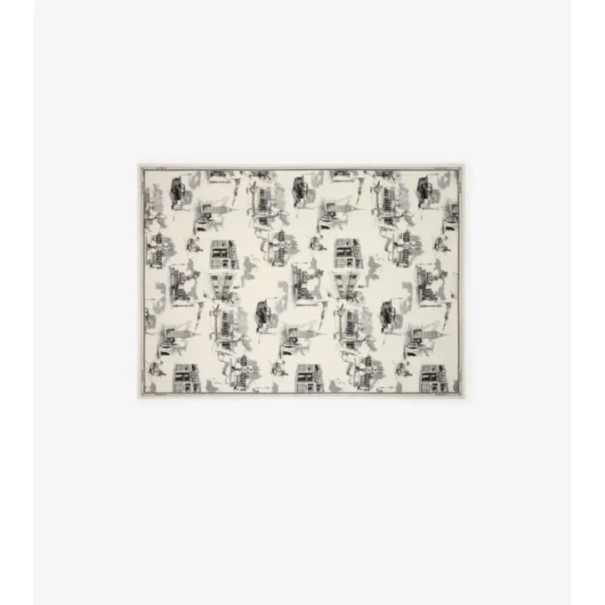 London Landmarks Wool Silk Scarf