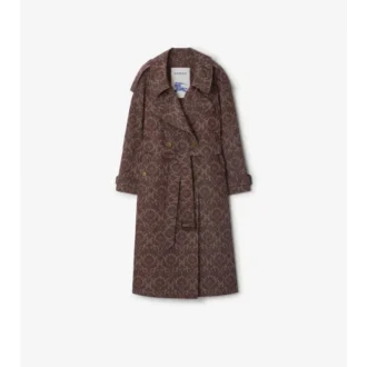 Long Baroque Viscose Blend Fitzrovia Trench Coat