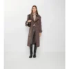 Long Baroque Viscose Blend Fitzrovia Trench Coat