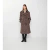 Long Baroque Viscose Blend Fitzrovia Trench Coat