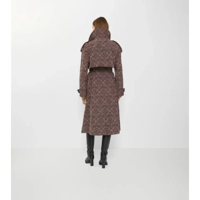 Long Baroque Viscose Blend Fitzrovia Trench Coat