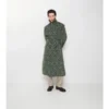 Long Baroque Viscose Blend Trench Coat