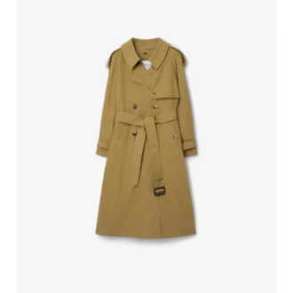 Long Canvas Fitzrovia Trench Coat with Warmer